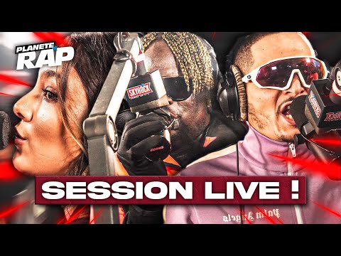 SESSION FREESTYLE avec Graya, Cappuccino, Chilla, Elams, Djel & AVR ! #PlanèteRap