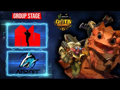 ADROIT VS ARMY GENIUSES - MONSTER ENERGY DOTA SUMMIT ONLINE 13 | GROUP STAGE | DOTA 2 | TRY HARD