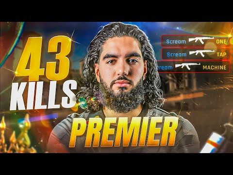 SCREAM IS BREAKING CS2 PREMIER ?!! (+43 KILLS)