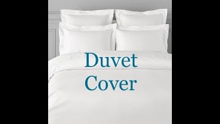 Quick and Easy trick to put on a Duvet Cover