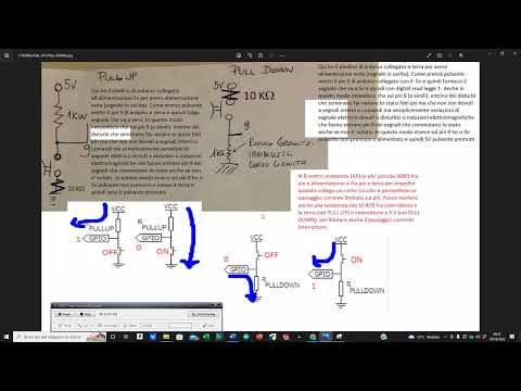 8 LEZIONE - SEGNALI INGRESSO DIGITALI CON PULSANTE PULL UP E PULL DOWN E ESERCIZIO CON THINKERCARD