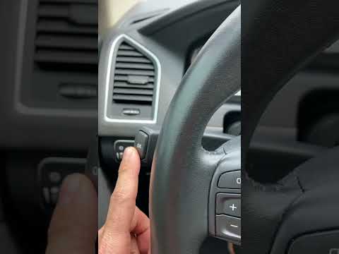 Checking oil level on a volvo