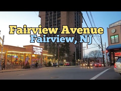 Walking on Fairview Avenue in Fairview, New Jersey, USA | Anderson Ave to Broad Ave