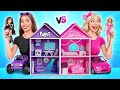 We Build Amazing Doll House Barbie Vs Bratz Challenge By Multi DO Smile