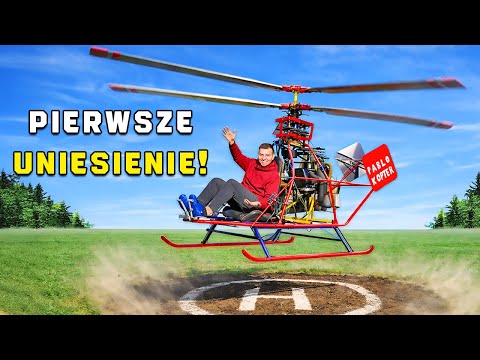 ZROBILIŚMY TO… Helikopter DIY ODERWAŁ SIĘ OD ZIEMI!