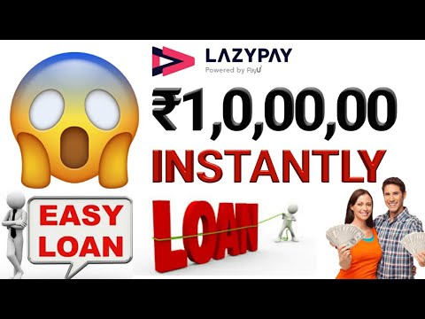 Lazypay  Get ₹1 lakh loan : instent personal loan | Payleter | easy EMI | Peperless process Video