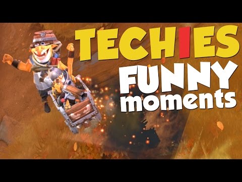 DotA 2 - 7.00 Techies Funny Moments