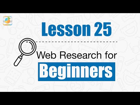 Introduction to Web Research Lesson 01