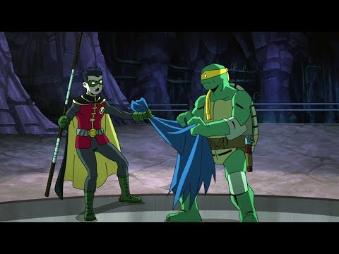 タートルズ vs ロビン in バットケイブ｜バットマン vs ティーンエイジ・ミュータント・ニンジャ・タートルズ (Turtles vs Robin in the Batcave | Batman vs Teenage Mutant Ninja Turtles)
