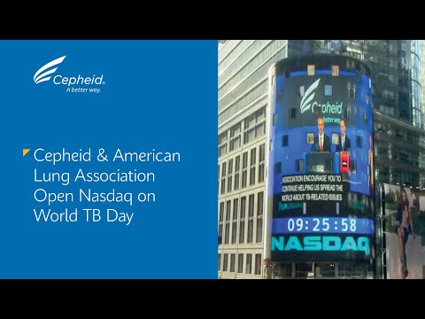 Cepheid & American Lung Association Open Nasdaq on World TB Day
