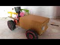 How To Make Match Box Tractor Home घर पर बनाएं आसान तरीके से