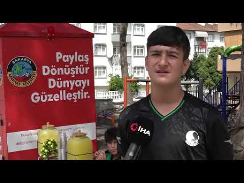 14 yaşındaki Buğra limonata satarak asgari ücretin üç katı kazandı