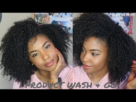 1 Product DEFINED Wash & Go!! || 3c/4a curls || Mixed...
