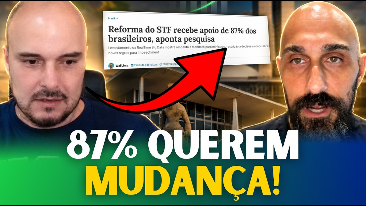 87% QUEREM REFORMAR O STF: BERNARDO EXPLICA O QUE DEU ERRADO