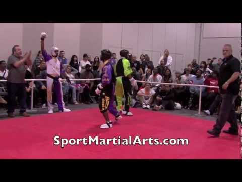 Kyle Richards v Jason Bourelly - Men's Team Sparring - 2012 Compete Nationals