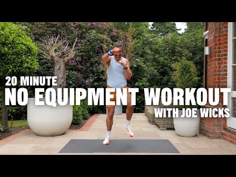 20 Minute NO EQUIPMENT FULL BODY WORKOUT | Joe Wicks Workouts