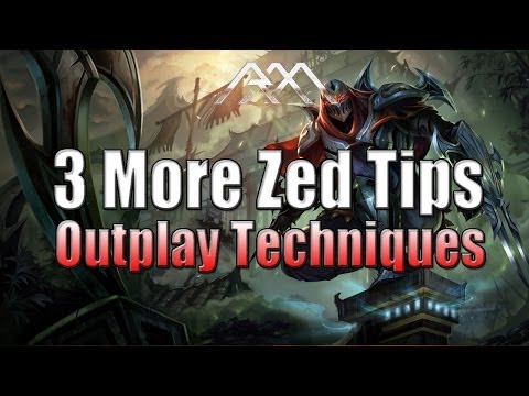 3 More Zed Tips - Outplaying Techniques - League of Legends