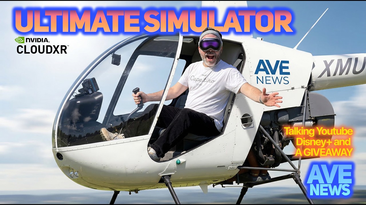 Ultimate VR FLIGHT and RACING SIMULATOR Using Apple Vision Pro | AVE NEWS