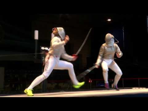 Final. BASHTA Anna RUS - QUEROLI Caroline FRA. Sabre women