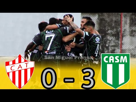 B Metro : TALLERES (RdE) 0 - 3 SAN MIGUEL (Los Goles)