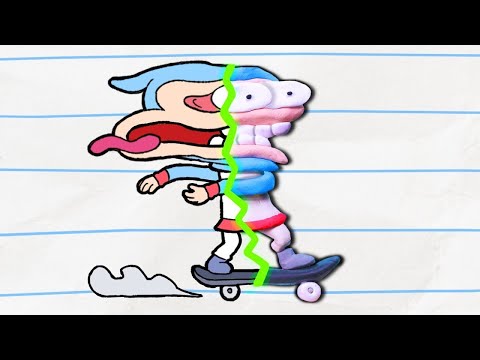 Skater Boy Turns to CLAY! | Boy & Dragon | Cartoons for Kids | WildBrain Zoo