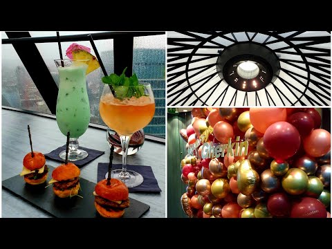 The Gherkin London Searcy's Valentines Cocktails & Canopes 40th floor Iris Bar of 30 st Mary Axe