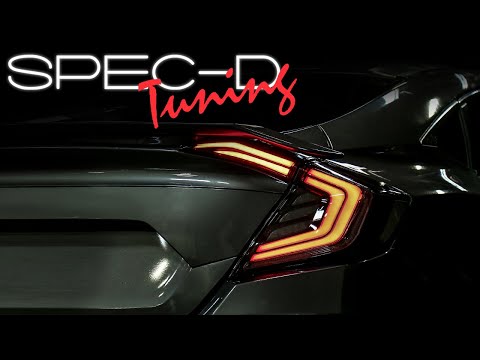 SPECDTUNING INSTALLATION VIDEO: 2016-2020 HONDA CIVIC SEDAN LED TAILLIGHTS