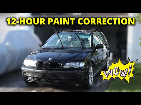 Doing a 12-HOUR Paint Correction on my BMW (Awesome Results!)