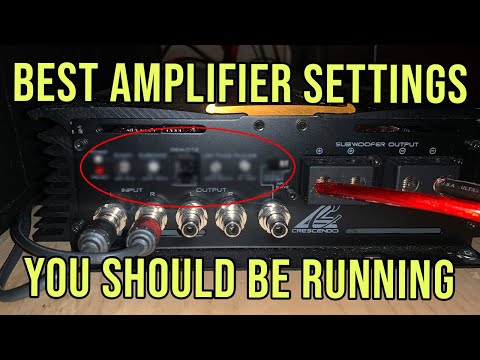 Best Amplifier Settings For Your Car - Gain, Crossover, Subsonic, ETC...