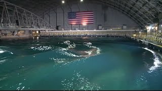 This 'indoor ocean' can simulate the world's worst wave conditions