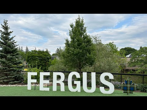 Canadian Town with Scottish roots / Fergus / Ontario
