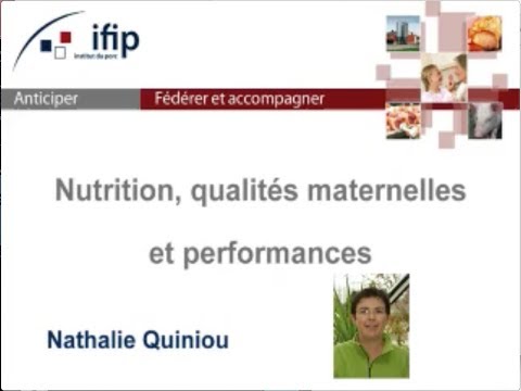 , title : 'Nutrition, qualités maternelles et performances des truies en gestation, par l'l'IFIP'