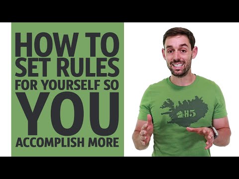 How To Set Rules For Yourself So You Accomplish More | Jacob Morgan