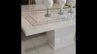 Classy Marble Dining Table with a Marble frames