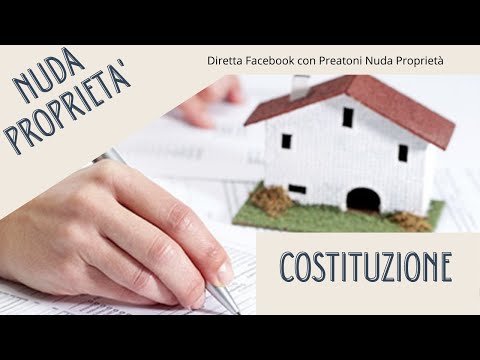 Nuda Proprietà - Come si costituisce?