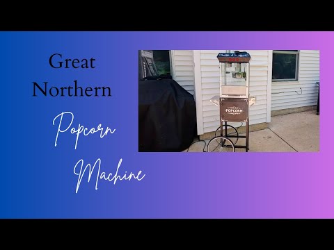 Great Northern 8oz Popcorn Machine | Vintage Style Popcorn Cart 🍿