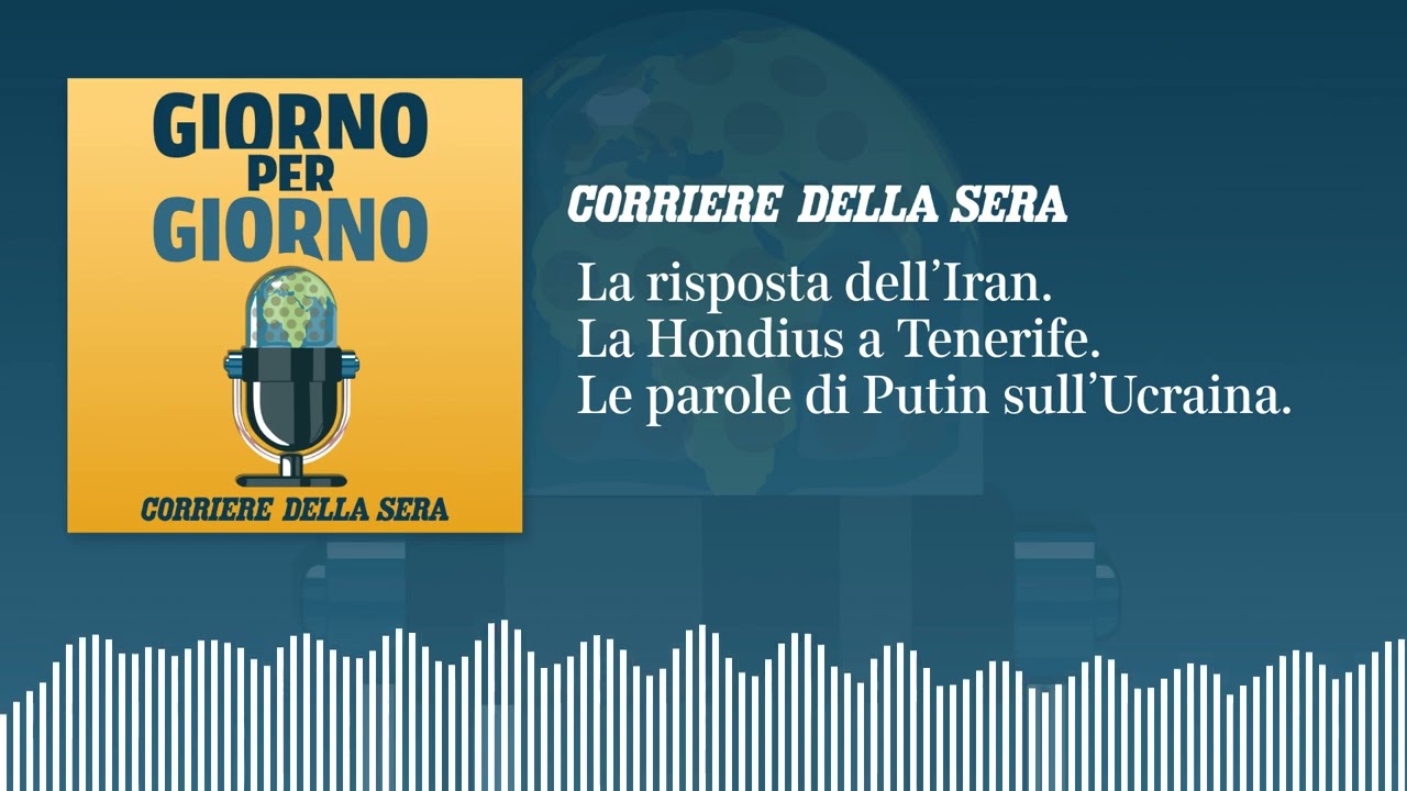 La risposta dell’Iran. La Hondius a Tenerife. Le parole di Putin sull’Ucraina | GIORNO PER GIORNO