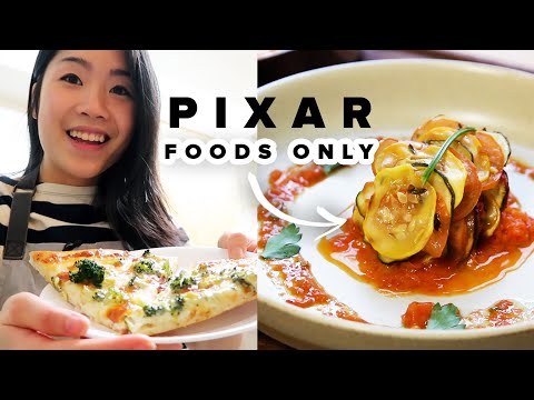 I Only Ate Pixar Foods For 24 Hours