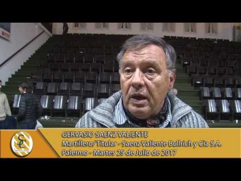 25-07-17 Nota Gervasio Saenz Valiente - Saenz Valiente Bullrich y Cia S.A. - Palermo 2017.
