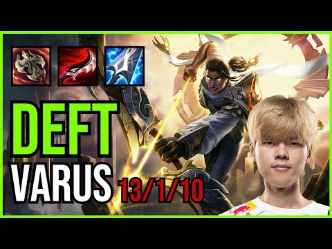 DEFT - VARUS vs JINX ADC - KR Challenger - Patch 11.6