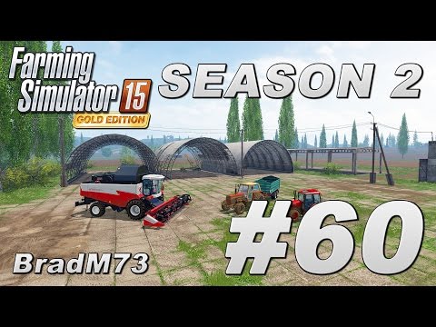 Farming Simulator 15 - Season 2 - GOLD EDITION - Ep 60 - Harvesting and courseplay!!