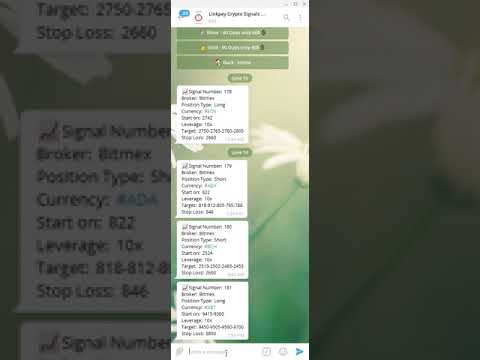 Linkpey provides trading signals for Bitmex and Binance
