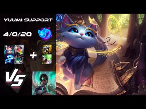SUPPORT Yuumi vs Karma - NA Challenger Patch 14.13