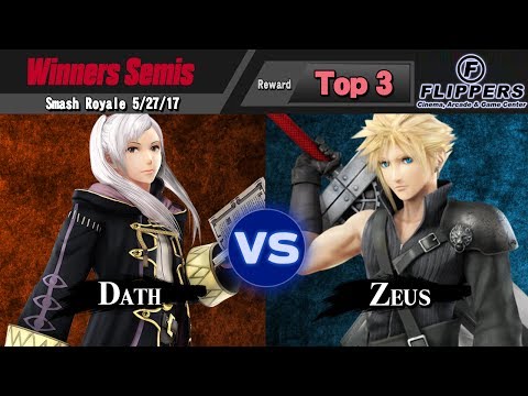 Smash Royale 5/27/17 - Winners Semis - Dath (Robin) vs. Zeus (Cloud)