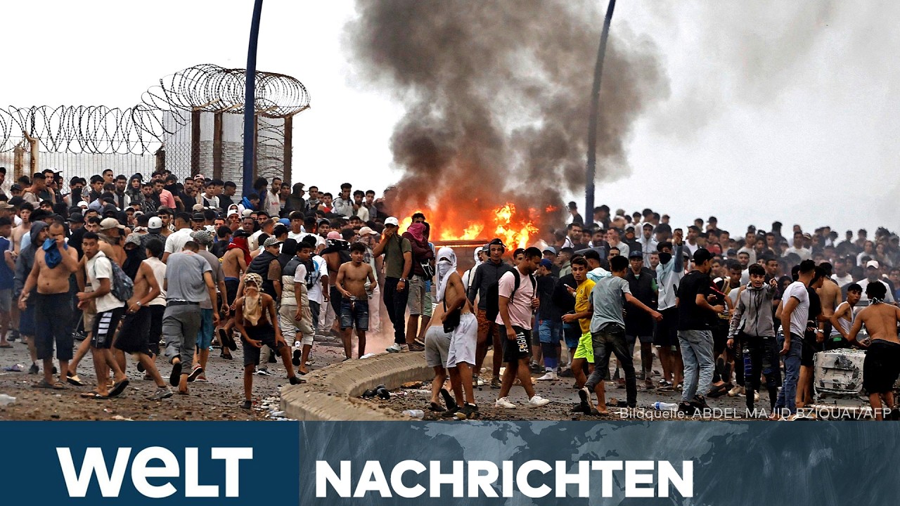 DRAMA IN CEUTA: Sorge vor neuer Flüchtlingskrise! Hinweise auf gezielten "Angriff" Marokkos | STREAM