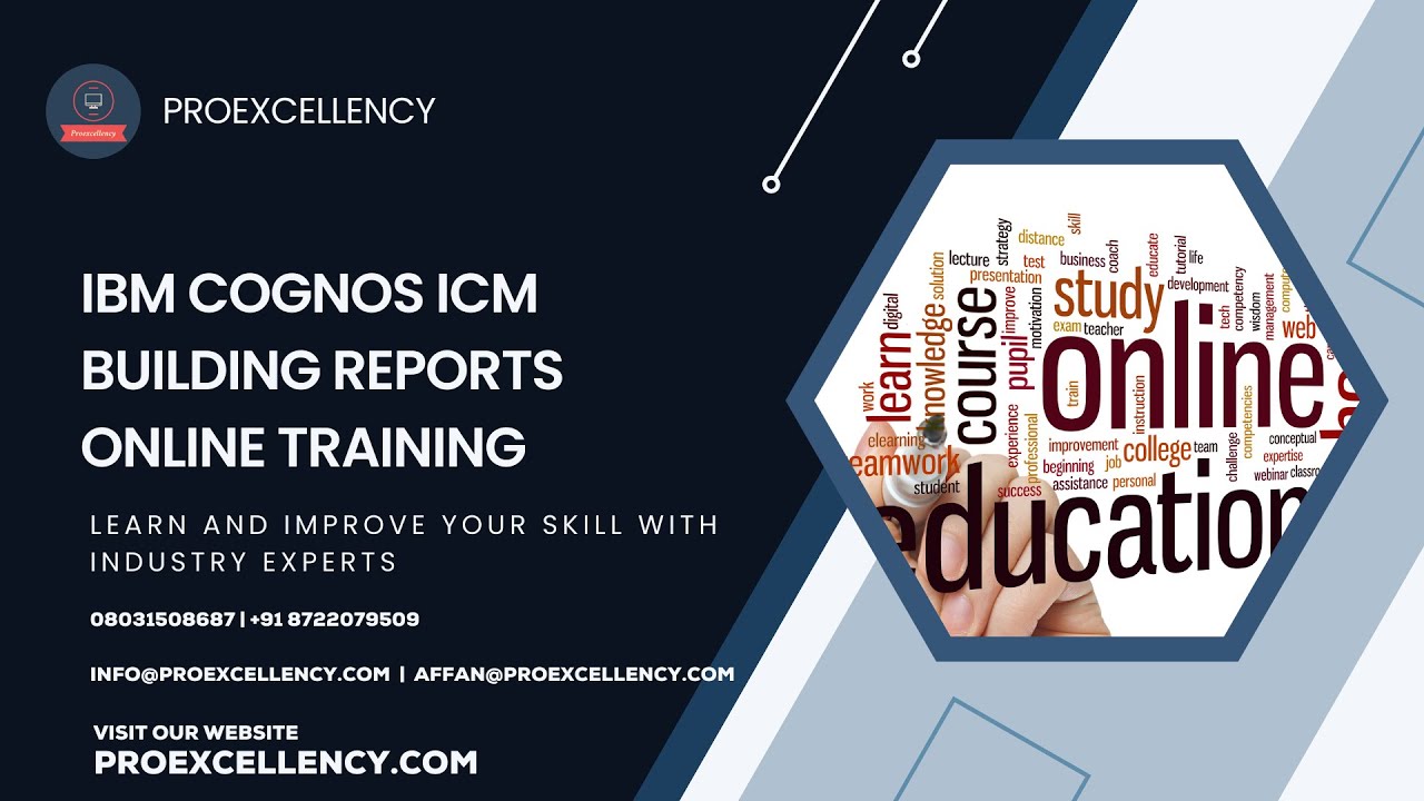 IBM Cognos ICM Building Reports Online Training Learn and upgrade your knowledge with expect
