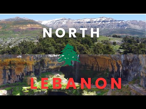 Majesty of North Lebanon Cedars Bcharre & Baatara waterfall