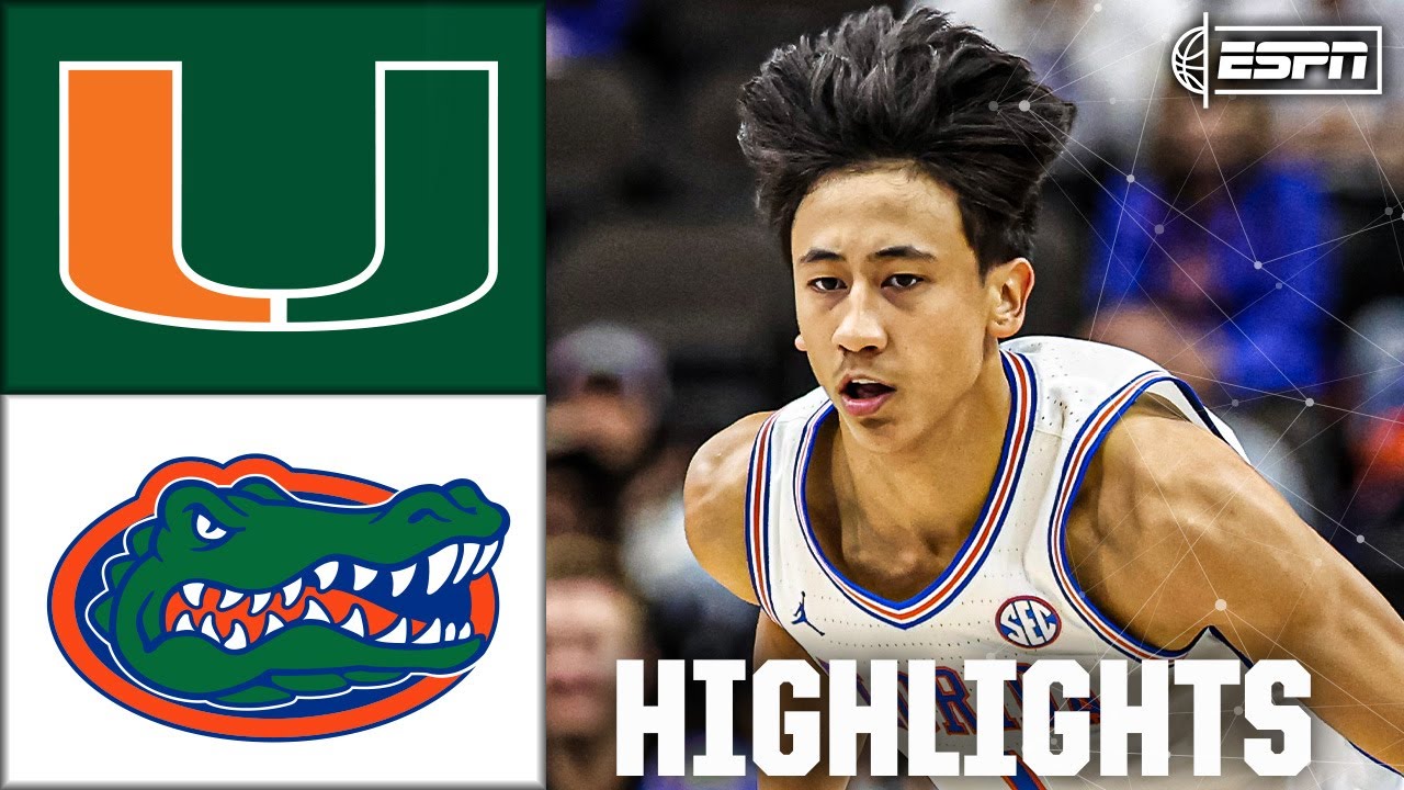 Miami Hurricanes vs. Florida Gators | Full Game Highlights | ESPN College Basketball
