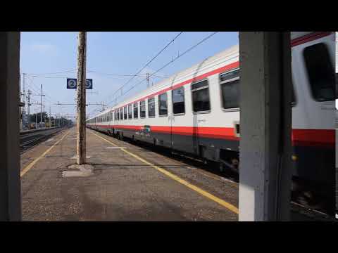 transito di un frecciabianca a Castelguelfo