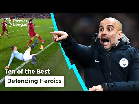 HEROIC DEFENDING! | Outstanding Tackles & Goal Line Clearances | Premier League